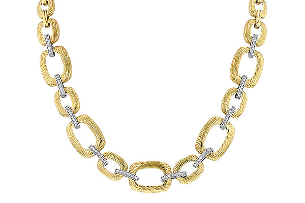 F061-36626: NECKLACE .48 TW (17 INCHES)