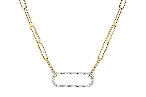H328-63908: NECKLACE .50 TW (17 INCHES)