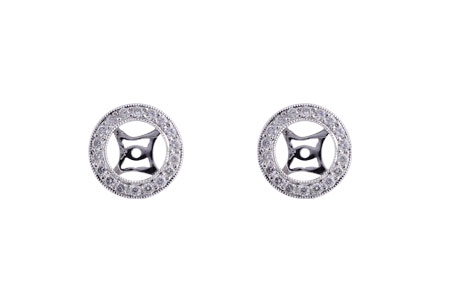 K238-69299: EARRING JACKET .32 TW (FOR 1.50-2.00 CT TW STUDS)