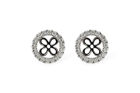 M242-31117: EARRING JACKETS .30 TW (FOR 1.50-2.00 CT TW STUDS)