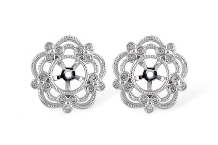 A240-49363: EARRING JACKETS .16 TW (FOR 0.75-1.50 CT TW STUDS)