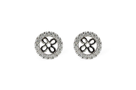 A242-31109: EARRING JACKETS .24 TW (FOR 0.75-1.00 CT TW STUDS)