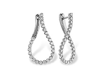A329-61145: EARRINGS 1.00 TW
