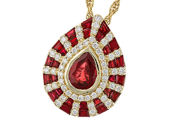 B329-58436: NECK 2.05 TW RUBY 2.29 TGW (7x5MM PS)