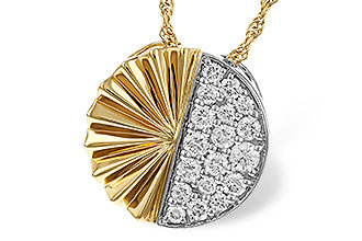 C329-61099: NECKLACE .50 TW