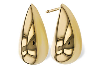 F329-60226: GOLD EARRINGS (20MM)