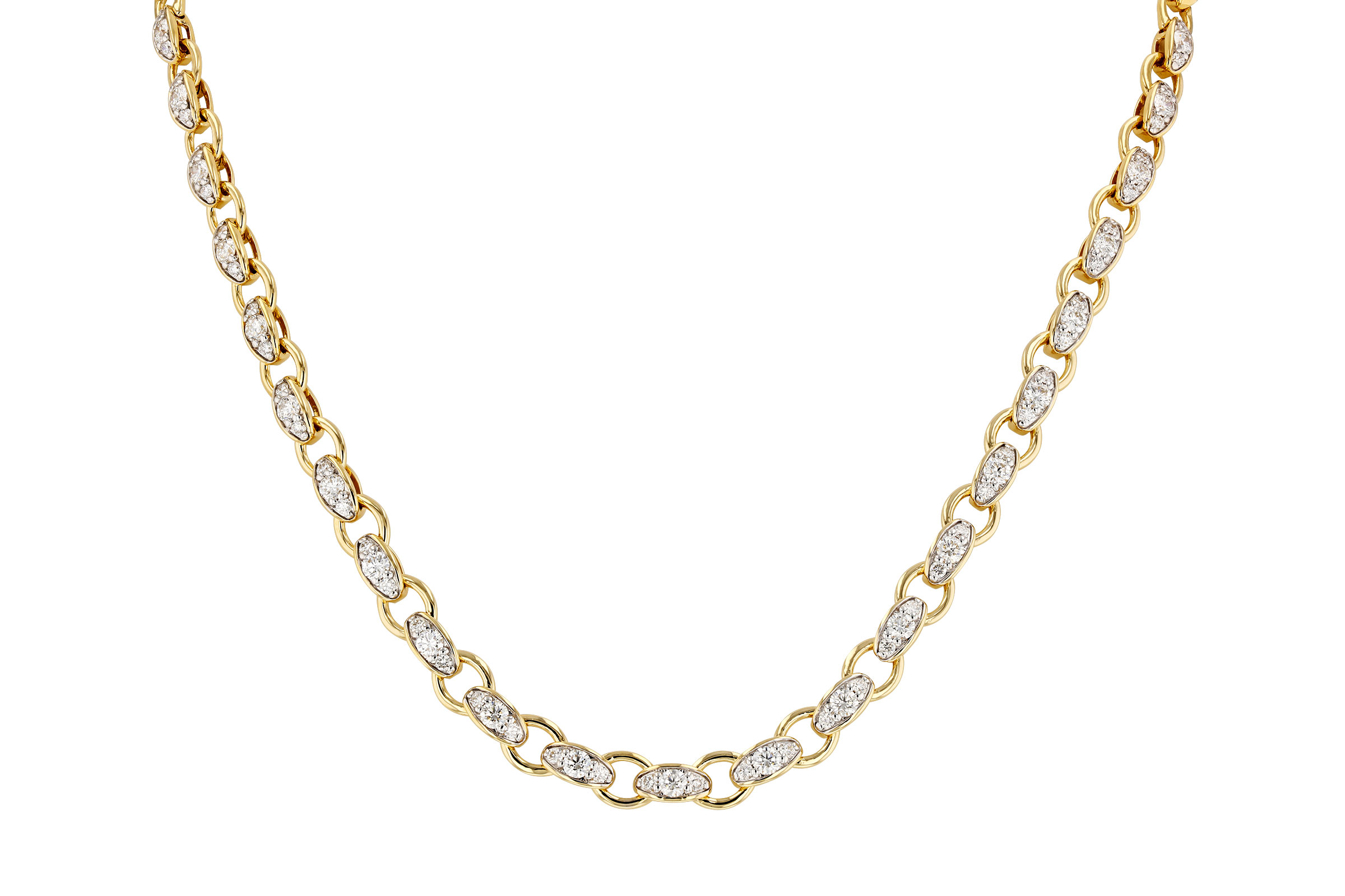 F330-47472: NECKLACE 3.18 TW (17.25")