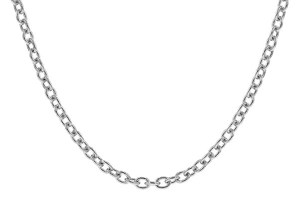G328-70217: CABLE CHAIN (24IN, 1.3MM, 14KT, LOBSTER CLASP)