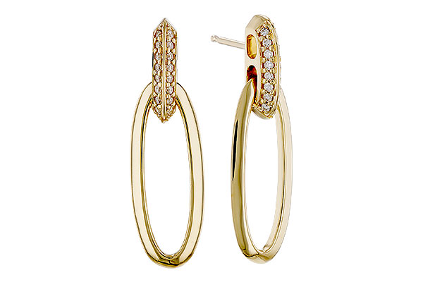 G329-58372: EARRINGS .15 TW