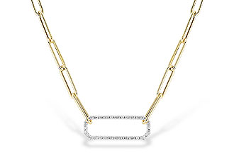 H328-63908: NECKLACE .50 TW (17 INCHES)