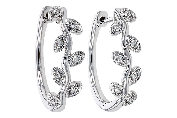 H329-56608: EARRINGS .25 TW