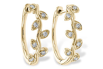 H329-56608: EARRINGS .25 TW
