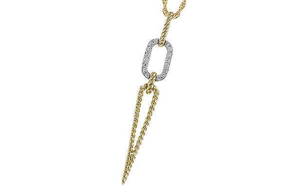 K329-56581: NECKLACE .14 TW