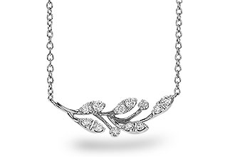 K329-57462: NECKLACE .32 TW (18")