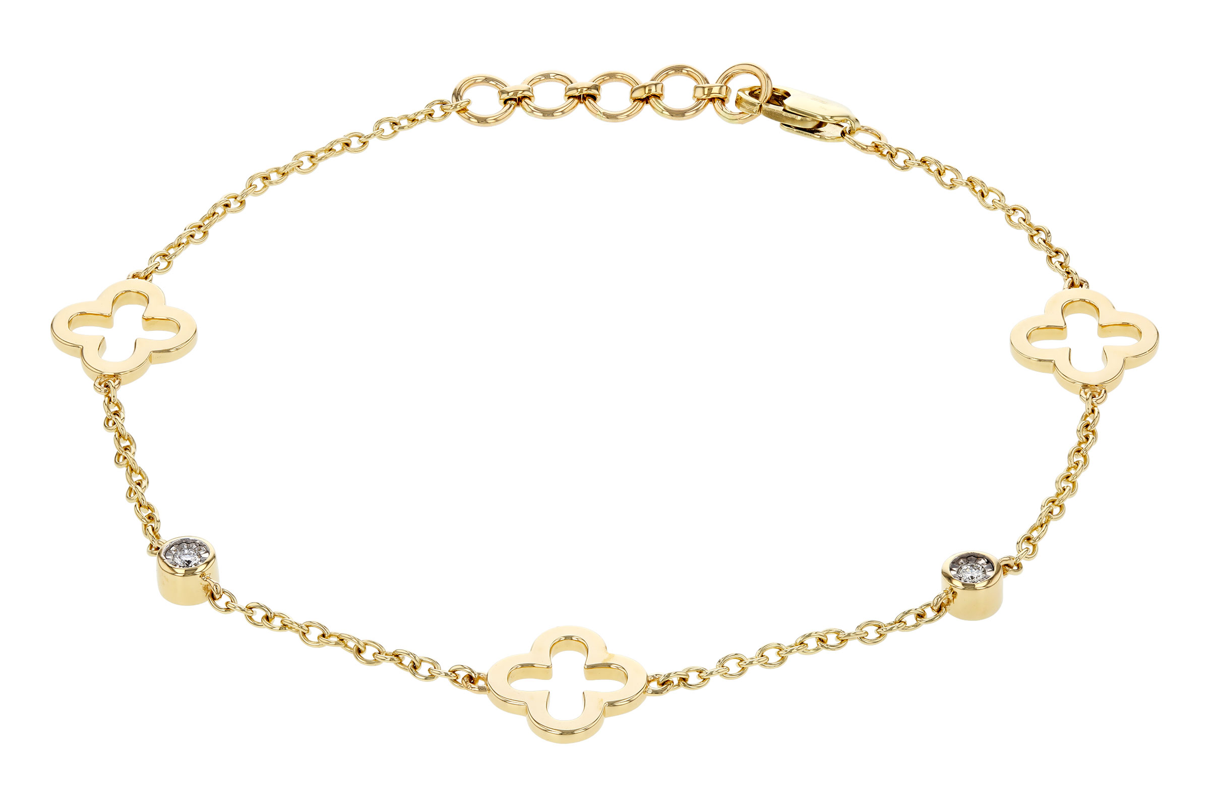 K330-46599: BRACELET .06 TW (7.25")