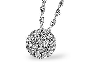 L329-57462: NECKLACE .25 TW