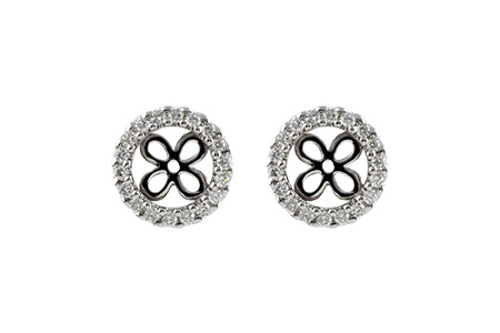 M242-31117: EARRING JACKETS .30 TW (FOR 1.50-2.00 CT TW STUDS)